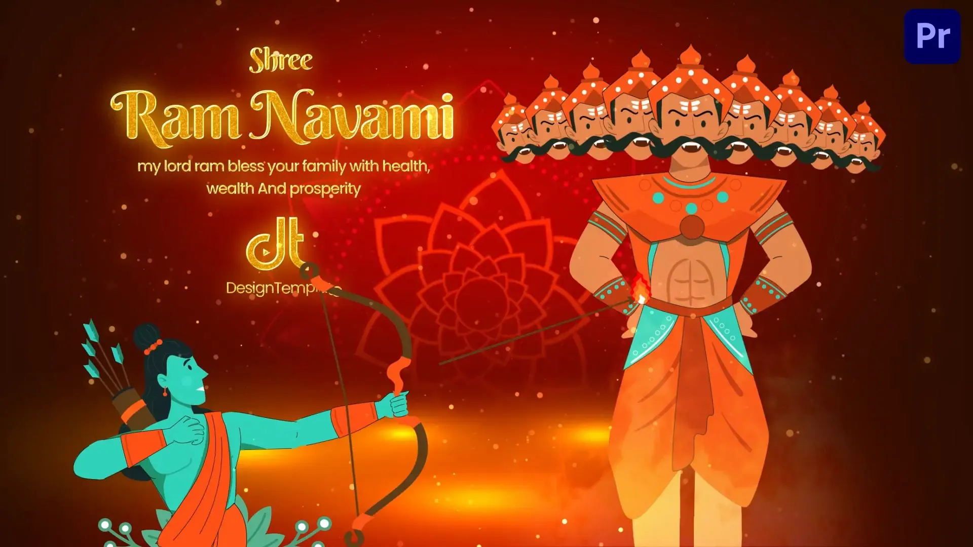 Vector Ram Navami Celebration Intro